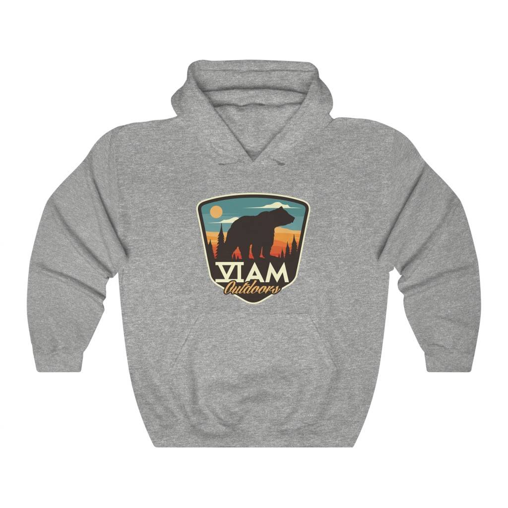 Bear Emblem Womens Heavy Blend™ Hooded Sweatshirt