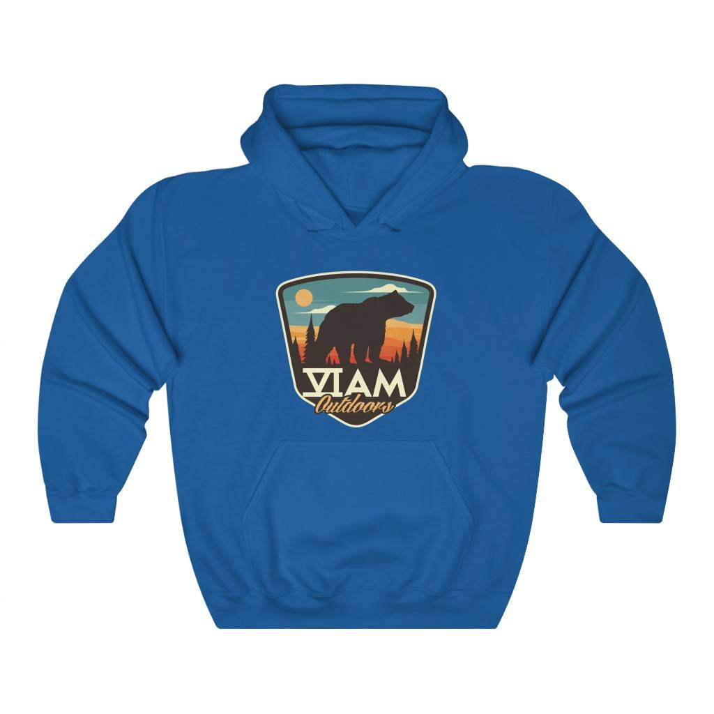 Bear Emblem Womens Heavy Blend™ Hooded Sweatshirt
