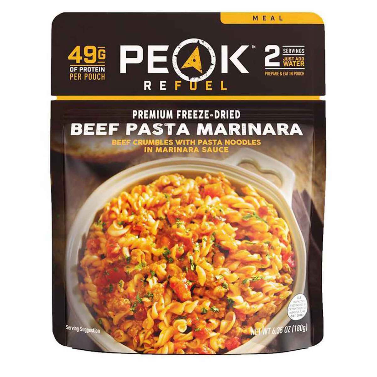 Peak Refuel Beef Pasta Marinara – 2 Servings