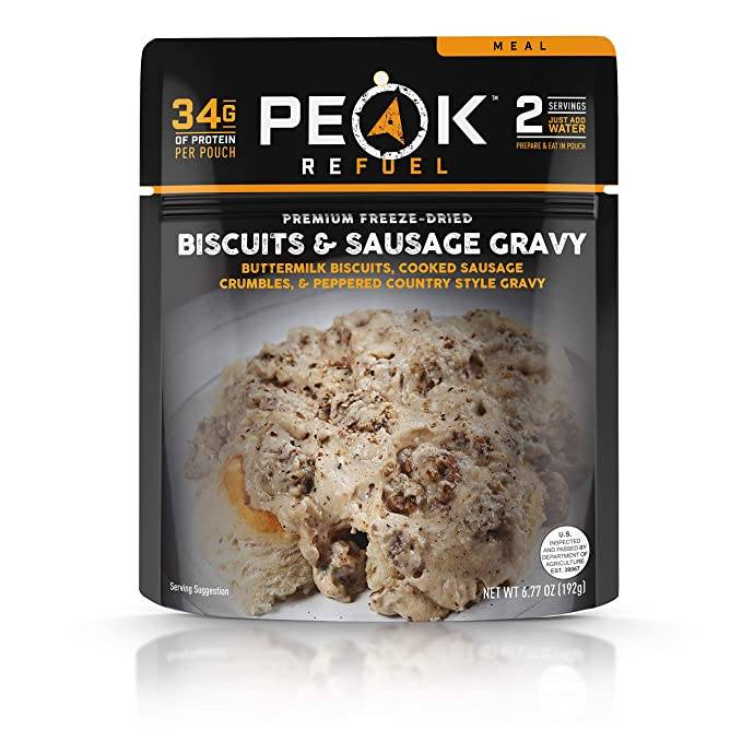 Peak Refuel Biscuits & Sausage Gravy – 2 Servings