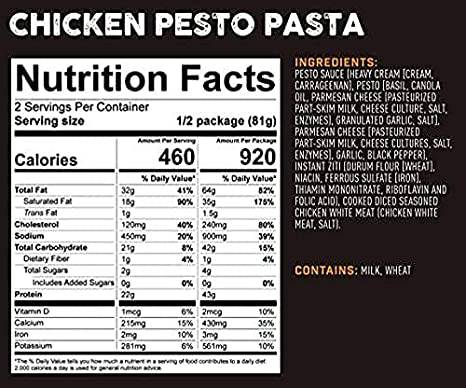 Peak Refuel Chicken Pesto Pasta – 2 Servings