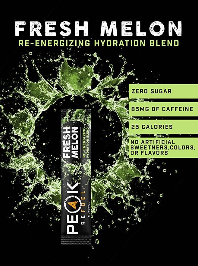Peak Refuel Re-Energizing Drink Mix Hydration Blend – Fresh Melon