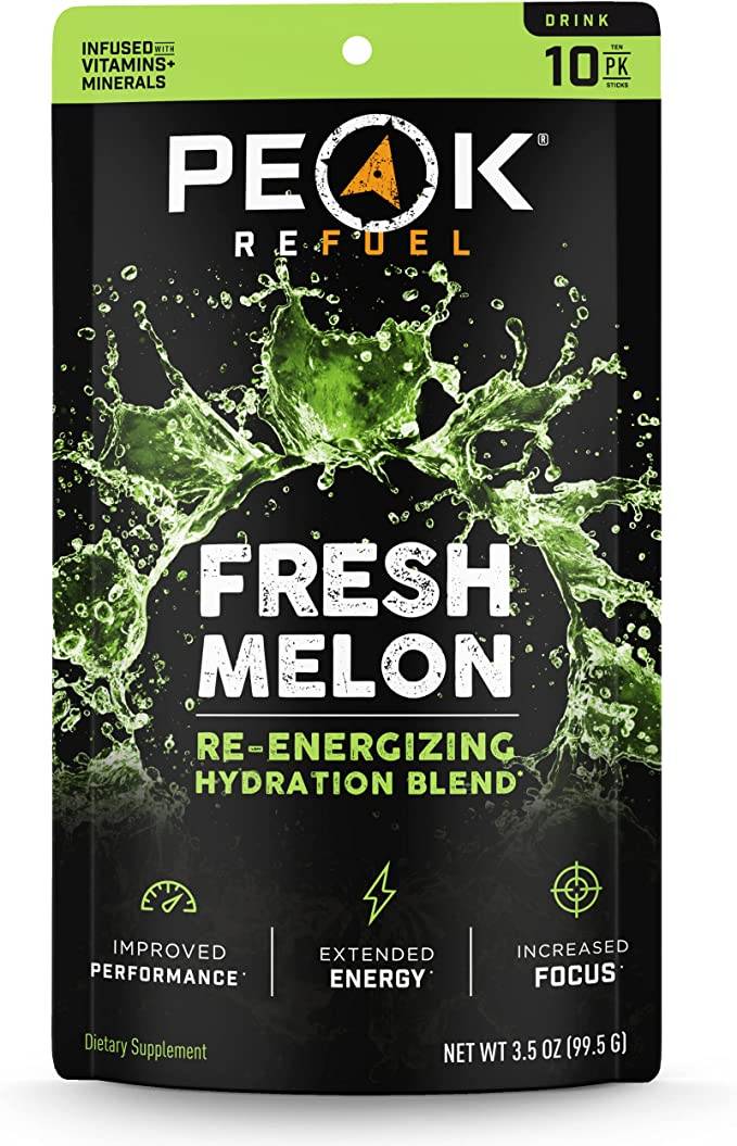 Peak Refuel Re-Energizing Drink Mix Hydration Blend – Fresh Melon